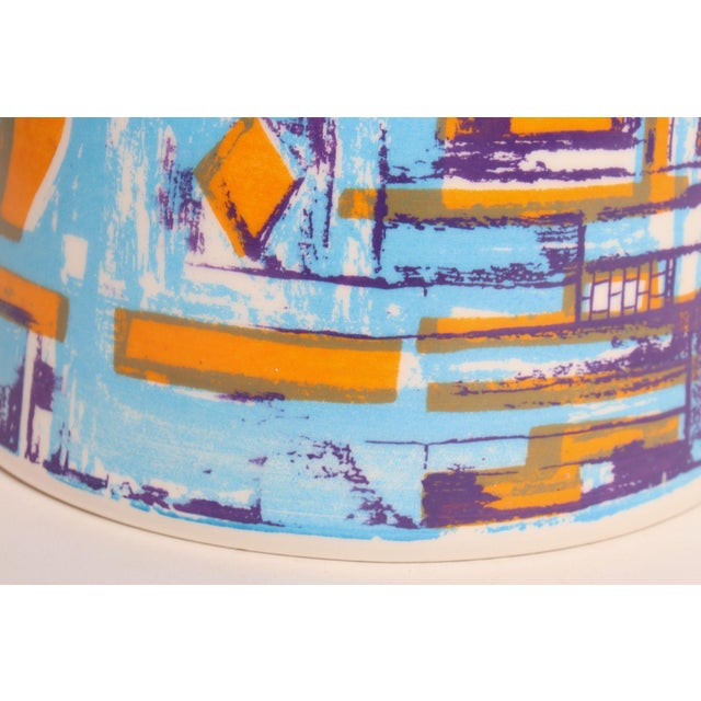 Vintage Elfi Stadler for Schramberg Faience Ceramic Lidded Jar / Canister / Box For Sale - Image 12 of 17