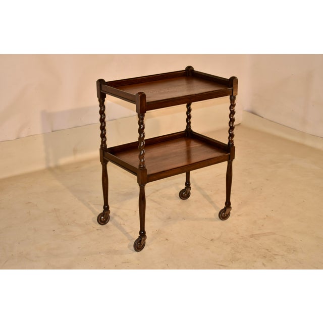 English Edwardian Drinks Cart, Circa 1900 For Sale - Image 4 of 8