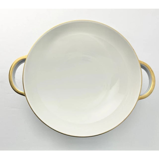 1960s 1960s Mid-Century Modern Rosenthal “Dignity” Round Serving Bowl W/Lid & Handles For Sale - Image 5 of 9