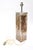 This amazing thick French vintage column table lamp is the work of Romeo Paris. It has abundant inclusions of floating...