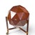 Wood M. Vuillermoz for Dambrine Mid Century French Mahogany and Brass Polyhedron Bar Cabinet For Sale - Image 7 of 7