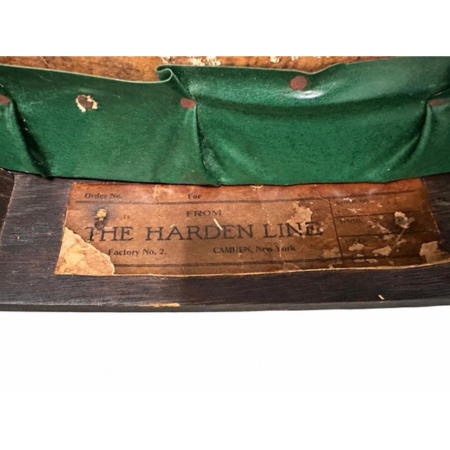 Harden Furniture Antique Harden Line of Camden Mission Oak Rocking Chair With Original Spring Seat - Circa 1910 For Sale - Image 4 of 4
