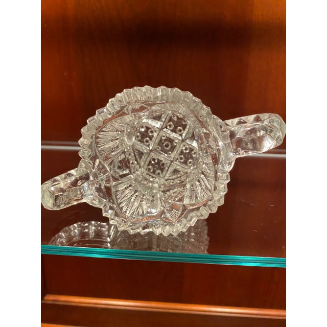 Stunning! American Brilliant Period (Abp); Late 1800’s-Early 1900’s. Rare; Hand Cut Sparkling Sugar/ Multi Purpose Piece For Sale - Image 4 of 12