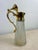 Metal Art Deco Diamond Tip Crystal and Gilt Metal Jug, 1930s For Sale - Image 7 of 14