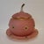 Baccarat Napoleon III Pumpkin-Shaped Pink Opaline Glass Punch Bowl from Baccarat, France, 1890s For Sale - Image 4 of 18