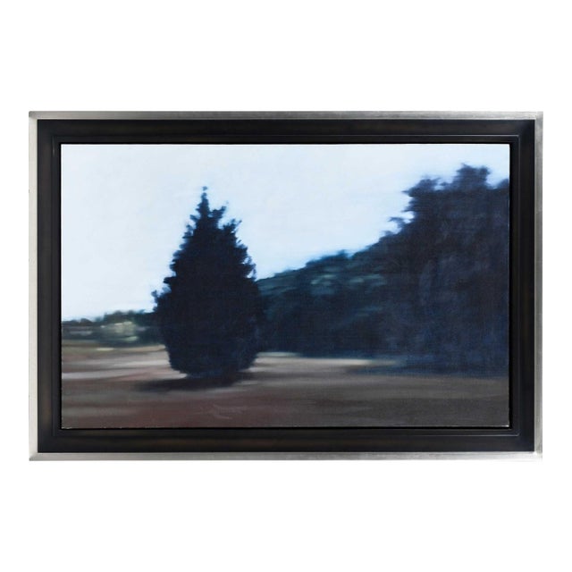 Late 20th Century Peter Roux, Near a Red Barn For Sale
