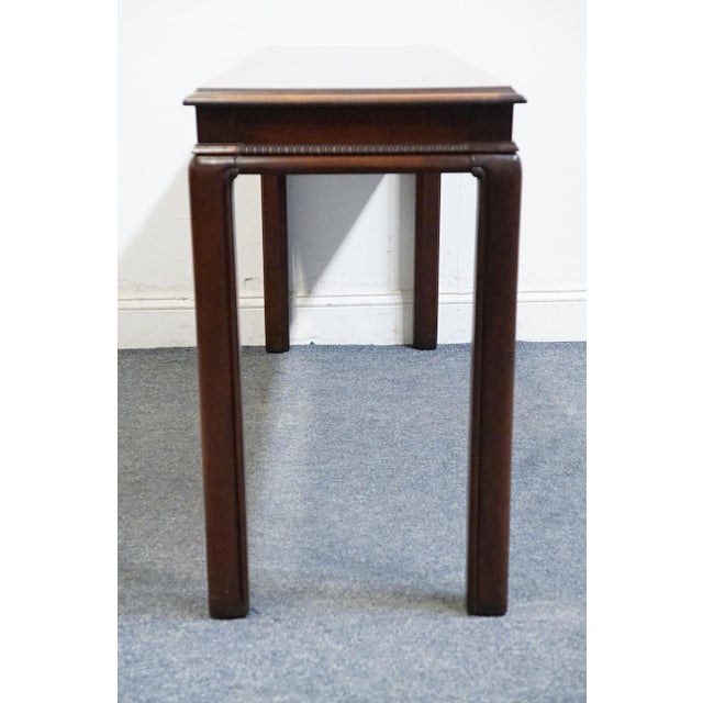 Brown Gordon's Furniture Banded Mahogany Traditional Style 52" Accent Sofa Table For Sale - Image 8 of 9