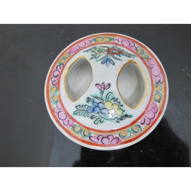 Chinese Famille Rose Medallion Bird Butterfly & Figural Porcelain Teapot For Sale - Image 14 of 17