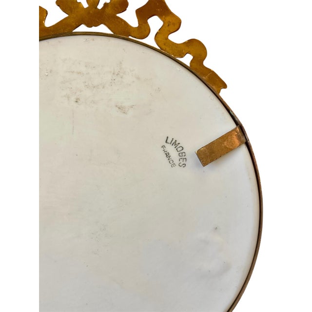 Bouquet of Flowers in Bronze and Porcelain from Limoges, 1920s For Sale - Image 6 of 8