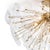 Traditional Regina Andrew Poppy Glass Semi Flush Mount in Clear For Sale - Image 3 of 6