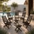 Vintage Mid-Century Garden Furniture Set in Wood by Mesch, 1975, Set of 7 For Sale - Image 18 of 18