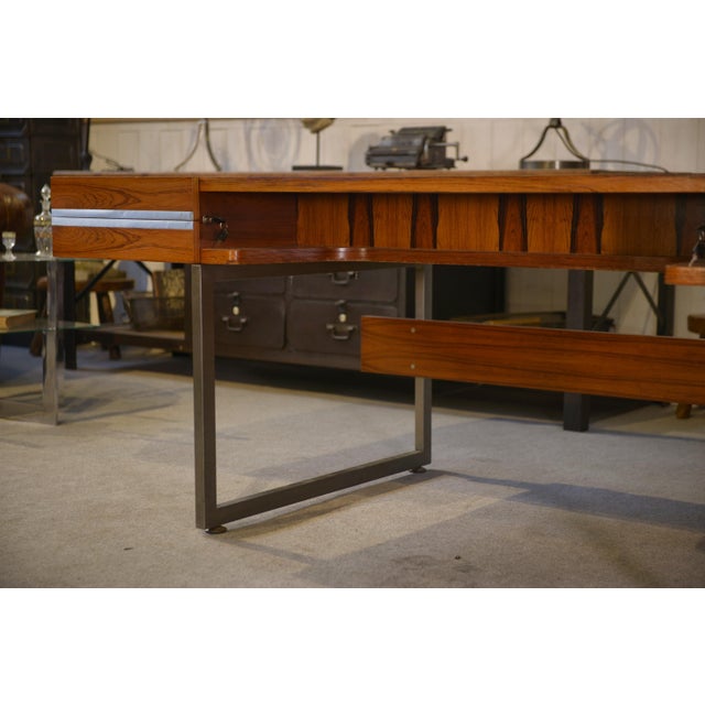 Wooden Minister's Desk by Claude Gaillard and Henri Lesetre for Ligne Roset, 1970s For Sale - Image 14 of 16