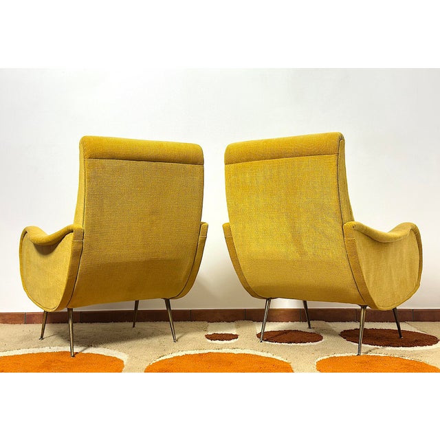 Italian Lady Lounge Chairs attributed to Marco Zanuso, 1960s, Set of 2 For Sale - Image 9 of 13