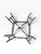 Vintage Pair of Hollywood Regency Style Wrought Iron Side End Tables With Heavy Octagonal Glass Tops For Sale - Image 11 of 12