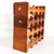 Mid-Century Modern Vintage Stackable Teak Wood Wine Racks - Set of 4 For Sale - Image 3 of 9