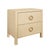 New special order item. Not vintage. The sophisticated Edelman Two Drawer Side table in natural grass cloth is a&nbsp;...