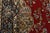 Kerman Rug 7’10” X 11’4” Red Wool Vintage Traditional Hand-Knotted Carpet For Sale - Image 10 of 15