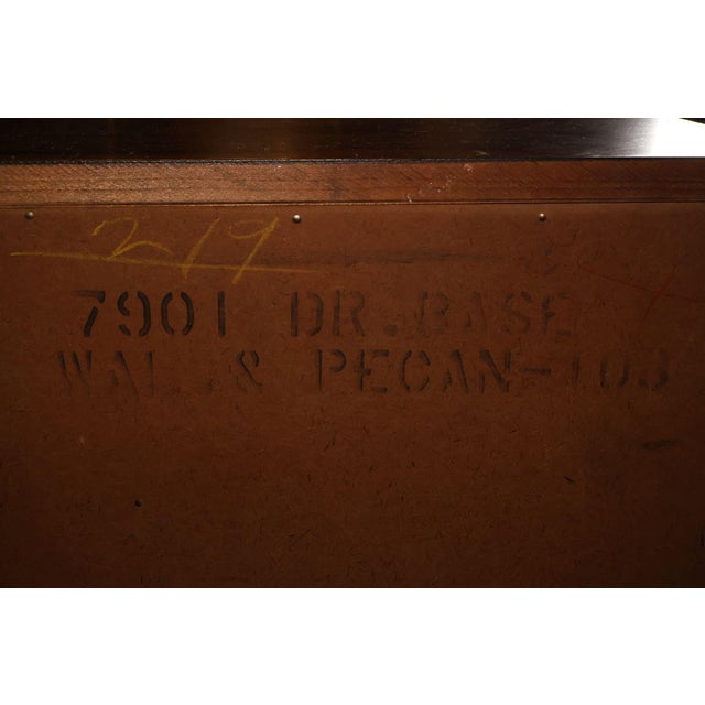 Kent Coffey Perspecta Mid Century Modern Walnut 9 Drawer Dresser For Sale - Image 18 of 18