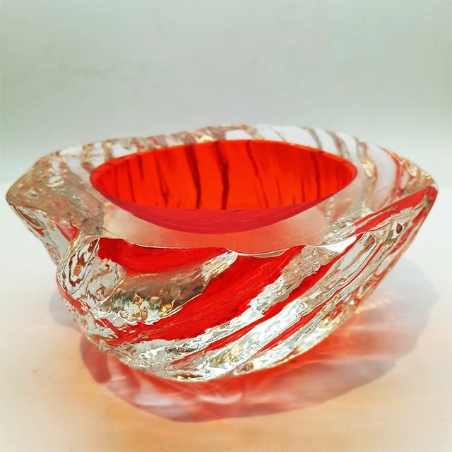 Large Geode Ashtray in Murano Glass by Flavio Poli for Seguso, 1960s For Sale - Image 3 of 12