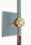 Baby Blue Visual Comfort Baby Blue Glass Rod Jeweled Custom Raffia Shell Trim Shade Single Light Wall Lamp Sconce For Sale - Image 8 of 9