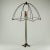1940s Re-Purposed Metal & Stone Wire Table Lamp Into Candlestick Holder by Artist Mark Wasserbach For Sale - Image 10 of 10