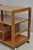 Late 20th Century Vintage Mid Century Modern Lacquered Cherry Wood Rolling Cart Tv Stand Shelf For Sale - Image 5 of 11