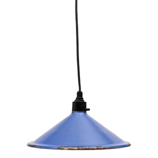 1960s Pendent Lamp in Blue by Lyskaer For Sale