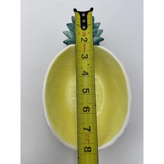 1990s Vintage Lord & Taylor Pineapple Shaped Dish For Sale - Image 5 of 10