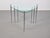 Triangular Nesting Tables in Glass and Metal, 1970s, Set of 3 For Sale - Image 4 of 13