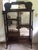 This is an Eastlake style etagere made of either solid mahogany or dark cherry wood for displaying keepsakes, knicknacks,...