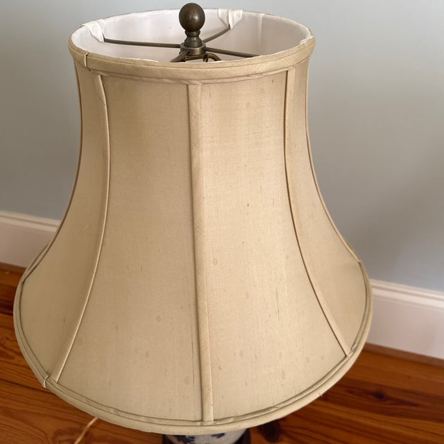 Late 20th Century Late 20th Century Ginger Jar Lamp - a Pair For Sale - Image 5 of 6