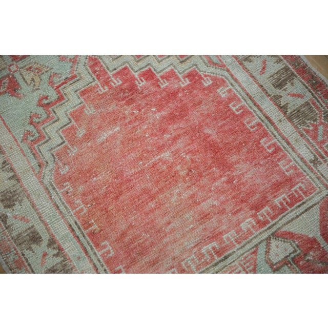 Textile Vintage Distressed Oushak Rug Runner - 2'6" x 5' For Sale - Image 7 of 9