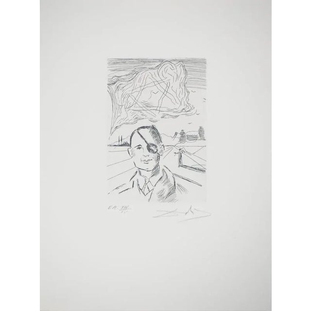 Salvador Dali, Moshe Dayan, Original Engraving For Sale - Image 6 of 6