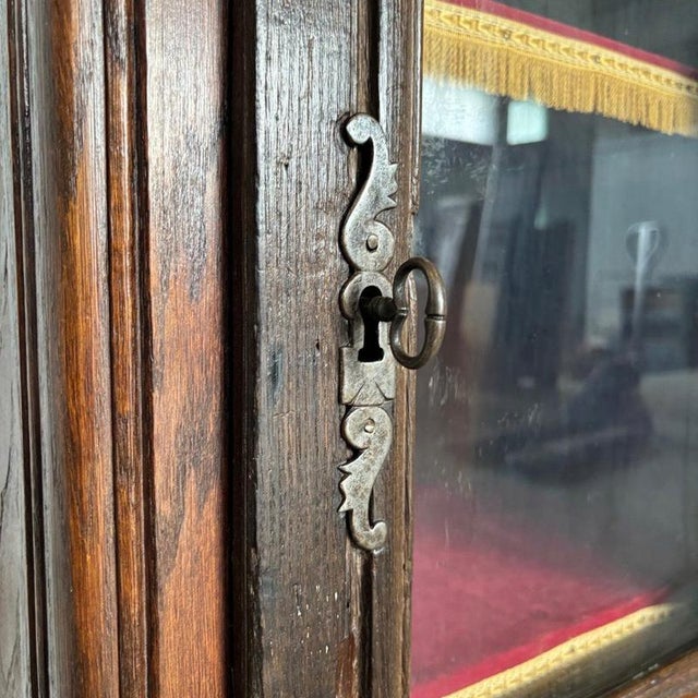 Antique French Country Oak Display Cabinet, 1780s For Sale - Image 6 of 15