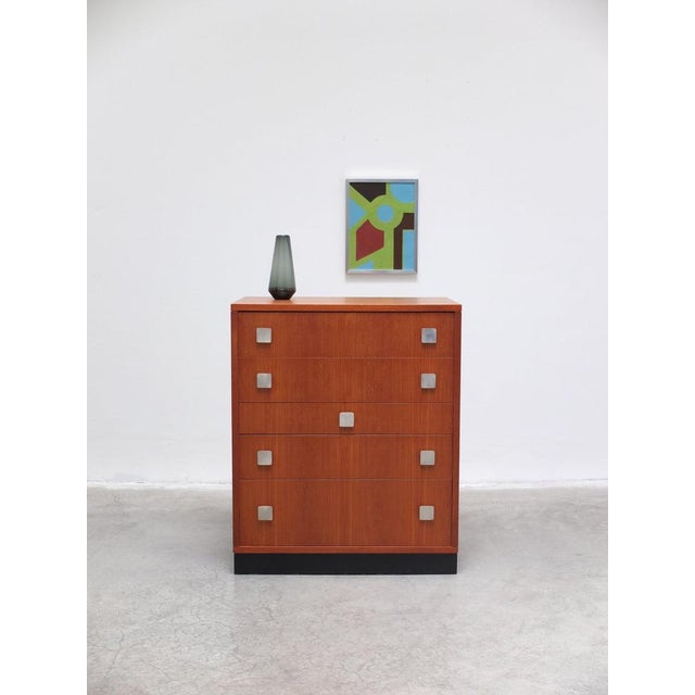 Nice commode or chest of drawers designed by Alfred Hendrickx for Belform around 1960. This cabinet is known as model ‘C7’...