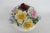 Royal Doulton England Bone China Floral Posy Mixed Flowers in Footed Bowl 5016b For Sale - Image 10 of 18