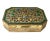 A turn of the century silver Vermeil reticulated Indian box with enamel border and flowers. It was monogrammed on the...