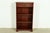 A gorgeous Georgian or Regency style bookcase By Sligh-Lowry Furniture USA, Circa 1940s Carved mahogany, with original...
