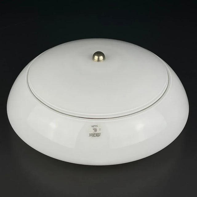 Mid-Century Murano Glass Ceiling or Wall Lamp by Veturia De Majo, Italy, 1970s For Sale - Image 13 of 13