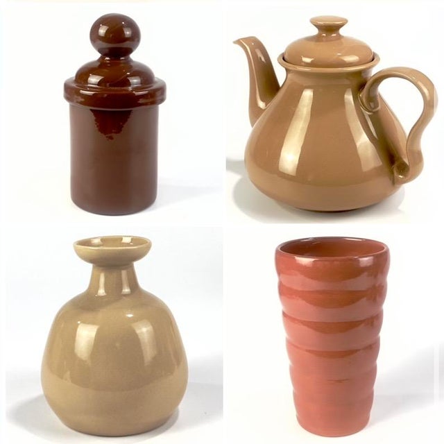 Top 20 Shades of Umber Vintage Ceramics Instant Collection For Sale - Image 11 of 18