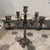 Vintage Ornate Silver Plated 5 Arm Candelabras For Sale In Dallas - Image 6 of 10