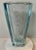 Transparent Vintage Strömbergshyttan B1046 Swedish Mid-Century Ice Blue Engraved Crystal Vase For Sale - Image 8 of 14