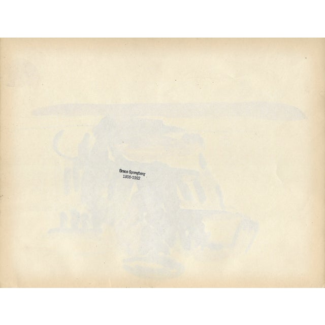 Figurative 1930s Grace Spongberg Watercolor of a Man For Sale - Image 3 of 3