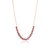 8.88Carat Graduated Pear Cut Ruby Bezel Necklace in 14k Yellow Gold- 17 Inch Length For Sale - Image 9 of 18