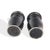 Black Late 20th Century Chinese Black Glazed Porcelain Dragon Vases – A Pair For Sale - Image 8 of 12