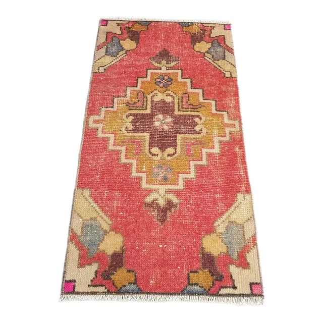 1950s Turkish Oushak Rug For Sale