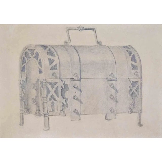 The Box of Wonders is a drawing realized by Marguerite Babillot (1897-1970) in 1920s. Not signed. Good conditions. This...