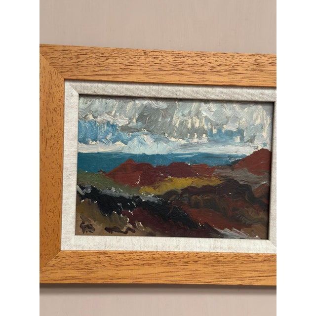 Göran Brunius, Landscape, 1960s, Oil on Panel, Framed For Sale - Image 17 of 18