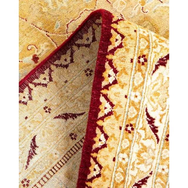 Vintage Traditional Hand Knotted Wool Runner Rug, Ivory - 6'0" X 12'7" For Sale In New York - Image 6 of 9