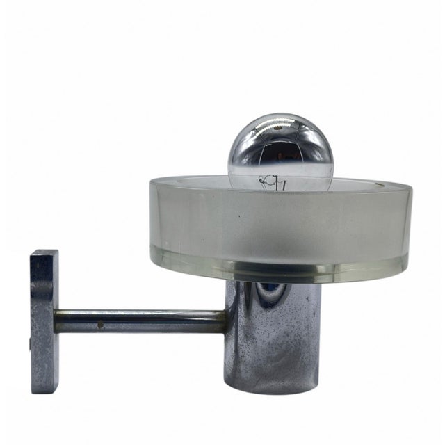 Glass White Glass Wall Lamp by Flavio Poli for Seguso, Italy, 1960s For Sale - Image 7 of 7